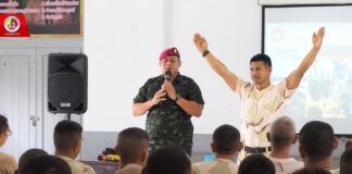 ฝึกอบรม อส.จชต. เสริมทักษะการปฏิบัติงานด้านกิจการพลเรือน