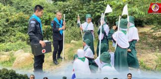 ทหารพรานร่วมสอนทักษะชีวิตในค่ายลูกเสือ-เนตรนารี โรงเรียนสวรรค์วิทยาคาร จ.นราธิวาส