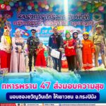 “ทหารพราน 47” ส่งมอบความสุข มอบของขวัญวันเด็ก 2568 ให้เยาวชน อ.กรงปินัง