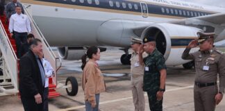 แม่ทัพภาคที่ 4 ร่วมต้อนรับฯ นางสาวแพทองธาร ชินวัตร นายกรัฐมนตรี ในโอกาสเดินทางมาตรวจเยี่ยมการพัฒนาพื้นที่จังหวัดชายแดนภาคใต้