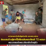 หน่วยเฉพาะกิจสันติสุขร่วมกับ อส.ชคต.แม่ลาน ซ่อมแซมบ้านผู้ยากไร้เพื่อเฉลิมพระเกียรติ 72 พรรษา พระบาทสมเด็จพระวชิรเกล้าเจ้าอยู่หัว