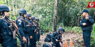 ตรวจเยี่ยม ชป.จรยุทธ์ เน้นควบคุมพื้นที่ให้ปลอดภัย พร้อมมอบขวัญกำลังใจ