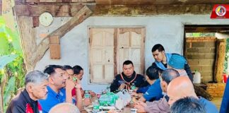 ทหารพราน 49 พบปะสภากาแฟยามเช้า สร้างความเข้าใจ ขับเคลื่อนฮูกุมปากัต (ธรรมนูญหมู่บ้าน 9 ดี) สร้างความสัมพันธ์อันดีในพื้นที่