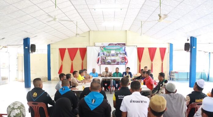 ฉก.ทพ.33 จัดประชุมสภาสันติสุขตำบล (วาระพิเศษ) หลังเกิดเหตุความรุนแรงในพื้นที่ ต.บาเจาะ อ.บันนังสตา จ.ยะลา
