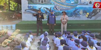 ซักซ้อมแผนอัคคีภัยให้ครูและนักเรียน รร.บ้านเขาวัง จ.ปัตตานี เสริมทักษะรับมือสถานการณ์ฉุกเฉิน