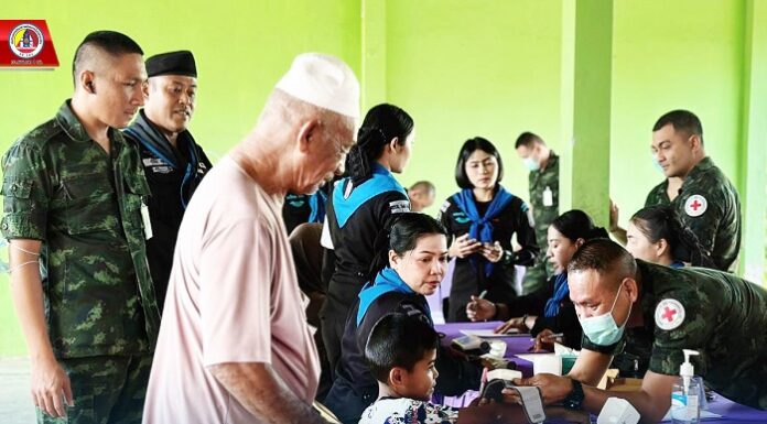 กิจกรรมให้บริการทางการแพทย์ เพื่อพัฒนาคุณภาพชีวิตและดูแลสุขภาพของประชาชนในพื้นที่จังหวัดชายแดนภาคใต้
