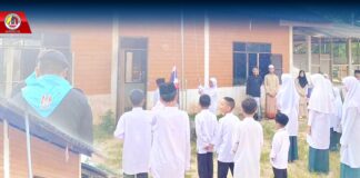 กิจกรรมเสาธง 5 นาที ปลูกฝังอุดมการณ์ความรักชาติ ศาสนา เทิดทูลสถาบันพระมหากษัตริย์ ให้ความรู้โทษภัยของยาเสพติด