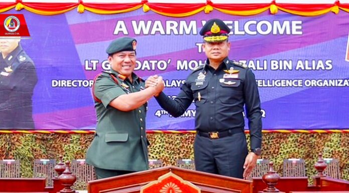 แม่ทัพภาคที่ 4 ต้อนรับคณะกองทัพมาเลเซีย กระชับความสัมพันธ์ ความมั่นคงระหว่างประเทศ