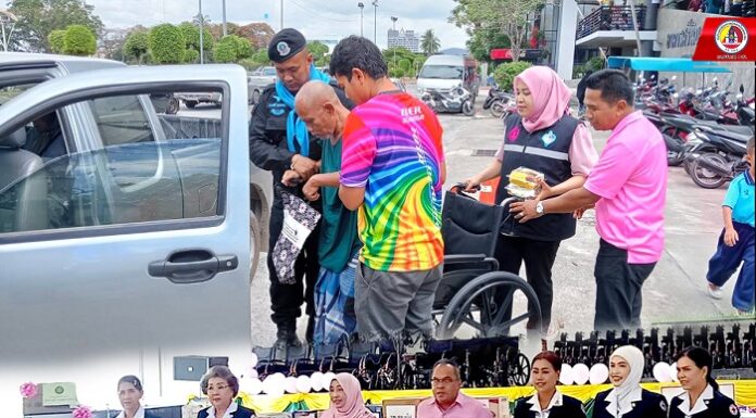 หน่วยเฉพาะกิจกรมทหารพรานที่ 41 อำนวยความสะดวกในการเดินทางแก่ผู้ป่วยติดเตียง ร่วมโครงการ “วันคนพิการสากลจังหวัดยะลา”