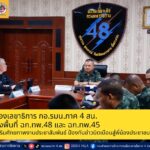 กุญแจสู่สันติสุข รองเลขาธิการ กอ.รมน.ภาค 4 สน. ลงพื้นที่ ฉก.ทพ.48 และ ฉก.ทพ. 45 เสริมศักยภาพงานประชาสัมพันธ์ ป้องกันข่าวบิดเบือนสู่พี่น้องประชาชน