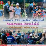 ทหารพราน 49 ร่วมละศีลอด (เปิดปอซอ) กับผู้นำศาสนาและประชาชนในพื้นที่ ณ มัสยิดรียาดุสซอลีฮีน อ.ศรีสาคร จ.นราธิวาส