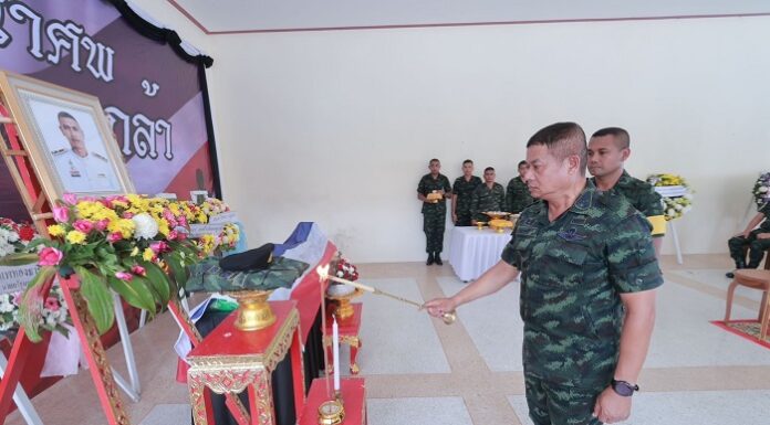พิธีพระราชทานน้ำหลวงอาบศพ สดุดีทหารกล้าของวีรชนแดนใต้ สละชีพเพื่อชาติ