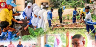 กองพันทหารราบที่ 1 กรมทหารราบที่ 153 ขับเคลื่อนเมล็ดพันธุ์พระราชทานสู่โรงเรียนบ้านมะนังยง