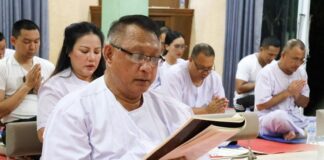 กอ.รมน.ภาค 4 สน. ปลูกฝังธรรมะในใจทหาร จัดกิจกรรมไหว้พระสวดมนต์ในวันธรรมสวนะ ประจำเดือนเมษายน 2568