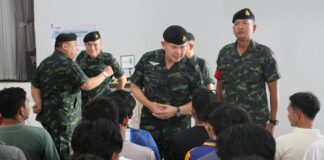 เข้าสู่วันที่ 6 การตรวจเลือกทหารกองประจำการประจำปี 2568 ผู้บังคับบัญชาลงพื้นที่ให้กำลังใจอย่างต่อเนื่อง