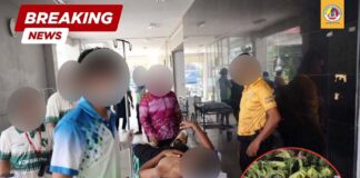 คนร้ายลอบยิงผู้เข้าร่วมร่วมกิจกรรมแข่งขันกีฬาต้านยาเสพติด อบต.เกาะสะท้อน อ.ตากใบ จ.นราธิวาส ทำให้ครู และเจ้าหน้าที่ อส. ได้รับบาดเจ็บ 4 ราย