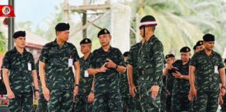 รองแม่ทัพภาคที่ 4 ตรวจเยี่ยมหน่วยฝึกทหารใหม่กองพันทหารราบที่ 1 กรมทหารราบที่ 25