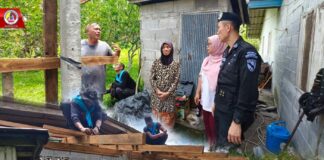 ฉก.ทพ.43 ร่วมสร้างสุข ซ่อมห้องน้ำให้ผู้สูงอายุ เสริมคุณภาพชีวิตภายใต้ธรรมนูญหมู่บ้าน 9 ดี