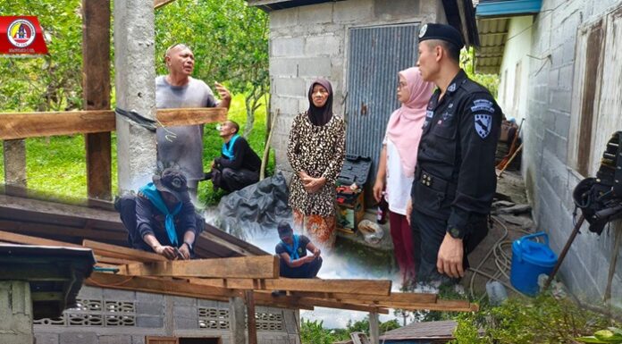 ฉก.ทพ.43 ร่วมสร้างสุข ซ่อมห้องน้ำให้ผู้สูงอายุ เสริมคุณภาพชีวิตภายใต้ธรรมนูญหมู่บ้าน 9 ดี