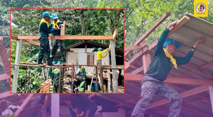 ฉก.พัน.ร.ที่ 1 ซ่อมแซมที่อยู่อาศัย ช่วยเหลือกลุ่มเปราะบางในยะลา ภายใต้คำมั่น “ทหาร…เป็นที่พึ่งของประชาชนในทุกโอกาส”