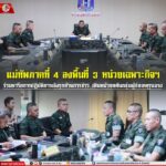 แม่ทัพภาคที่ 4 ลงพื้นที่ 3 หน่วยเฉพาะกิจฯ ร่วมหารือการปฏิบัติการเชิงรุกด้านการข่าว เดินหน้ากดดันกลุ่มผู้ก่อเหตุรุนแรง