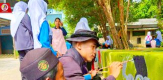 “เติมสี เติมฝัน” ทหารพราน 33 ร่วมพัฒนาภูมิทัศน์โรงเรียน เสริมสร้างบรรยากาศแห่งการเรียนรู้