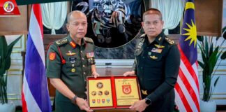 มทภ.4 เยี่ยมคำนับ ผบ.กกล.ทบ.สนาม ตต.มซ. พร้อมประชุมร่วม RBC ไทย-มาเลเซีย ครั้งที่ 116 สานสัมพันธ์เพื่อความมั่นคงอย่างยั่งยืน