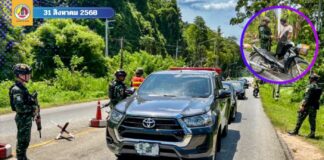 ฉก.พัน.ร.ที่ 1 ดูแลความปลอดภัยและอำนวยความสะดวกประชาชนบนท้องถนน