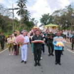 “ศรัทธาสามัคคี” แม่ทัพภาคที่ 4 เป็นประธานพิธีบวงสรวงหลวงปู่ทวดและทอดผ้าป่าสามัคคี พร้อมอัญเชิญองค์พระขึ้นซุ้มประตูวัดบ่อน้ำร้อน อ.เบตง จ.ยะลา
