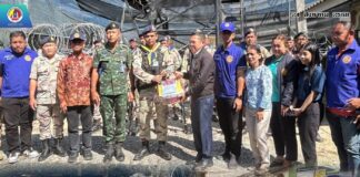 ศอ.บต. เข้าตรวจสอบความเสียหายด้านทรัพย์สิน พร้อมเตรียมช่วยเหลือเยียวยา บ้านเรือนและยานพาหนะ จากเหตุระเบิด ต.ศาลาใหม่ อ.ตากใบ จ.นราธิวาส