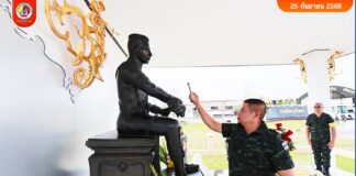 แม่ทัพภาคที่ 4 ประชุมหน่วยขึ้นตรง กอ.รมน.ภาค 4 สน. และแถลงผลการปฏิบัติงานภาพรวม ประจำปี 2568 ยังคงมุ่งมั่นเสริมสร้างความมั่นคงพื้นที่ชายแดนใต้