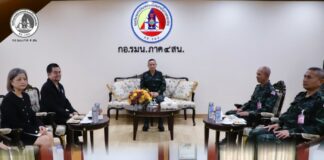 คณะกรรมการสิทธิมนุษยชนแห่งชาติ (กสม.) เข้าพบปะ แม่ทัพภาคที่ 4 หารือแนวทางส่งเสริมสิทธิมนุษยชนในพื้นที่ชายแดนใต้