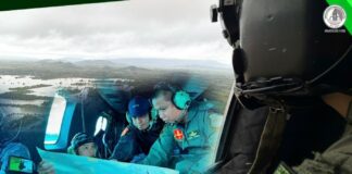 กองกำลังทางอากาศเฉพาะกิจที่ 9 ปฏิบัติภารกิจช่วยเหลือผู้ประสบอุทกภัย