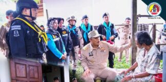 ฉก.ทพ.45 รวมพลัง 3 ฝ่าย ลงพื้นที่ตรวจความเรียบร้อย สร้างความมั่นใจให้ประชาชนในพื้นที่ อ.ระแงะ จ.นราธิวาส