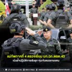 แม่ทัพภาคที่ 4 ตรวจเยี่ยม บก.ฉก.ตชด.43 เน้นย้ำปฏิบัติการเชิงรุก คุมเข้มแนวชายแดน