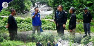 ฉก.ทพ.41 ลงพื้นที่ติดตามปริมาณระดับน้ำในพื้นที่ เพื่อเฝ้าระวังและเตรียมรับมือสถานการณ์น้ำให้ทันท่วงที