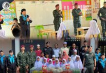 ทหารพราน 43 บูรณาการหน่วยงาน ลงพื้นที่ช่วยเหลือผู้ประสบอุทกภัยตำบลม่วงเตี้ย พร้อมขับเคลื่อนธรรมนูญหมู่บ้าน 9 ดี เพื่อเสริมความเข้มแข็งชุมชน