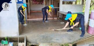 หน่วยเฉพาะกิจกรมทหารพรานที่ 43 พร้อมจิตอาสา ร่วม big cleaning ฟื้นฟูทำความสะอาด หลังน้ำท่วม ณ บ้านคลองปอม ตำบลโคกโพธิ์ อำเภอโคกโพธิ์ จังหวัดปัตตานี