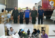 ศอ.บต. รับมอบสิ่งของบรรเทาทุกข์จาก กองบัญชาการกองทัพไทย เตรียมการส่งต่อช่วยผู้ประสบอุทกภัย หากมีภัยพิบัติซ้ำกลางเดือนธันวาคมนี้ตามที่กรมอุตุฯคาดการณ์