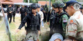 ฉก.ทพ.49 พร้อมส่วนราชการศรีสาคร ต้อนรับ ผบ.ฉก.นราธิวาส ลงพื้นที่เสริมความปลอดภัยและดูแลประชาชน