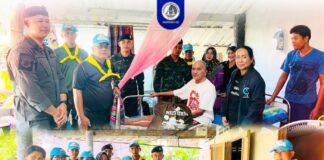 กองพันทหารราบที่ 1 กรมทหารราบที่ 151 มอบถุงยังชีพพระราชทานช่วยเหลือผู้ประสบอุทกภัยในพื้นที่ตำบลกะลุวอเหนือ อำเภอเมือง จังหวัดนราธิวาส