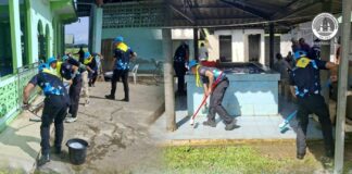 “1 ศุกร์ 1 มัสยิด สุขสร้างได้เพื่อบ้านเรา” ทหารพราน 41 นำกำลังพลจิตอาสาปรับปรุงภูมิทัศน์ ในพื้นที่ ตำบลเนินงาม อำเภอรามัน จังหวัดยะลา”