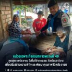 หน่วยเฉพาะกิจกรมทหารพรานที่ 49 ดูแลสุขภาพประชาชน ในพื้นที่อำเภอจะแนะ จังหวัดนราธิวาส เพื่อเสริมสร้างความเข้าใจ และพัฒนาคุณภาพชีวิตประชาชน