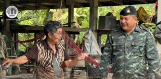 ฉก.พัน.ร.ที่ 2 ร่วมดูแลประชาชน เยี่ยมผู้ป่วยติดเตียง สร้างกำลังใจและพัฒนาคุณภาพชีวิตประชาชนในพื้นที่อำเภอยะรัง จังหวัดปัตตานี