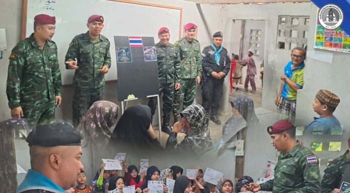 ฉก.ทพ.42 จัดกิจกรรมส่งกำลังใจถึงทหารที่ปฏิบัติหน้าที่ตามแนวชายแดนไทย–กัมพูชา สร้างพลังใจจากเยาวชน เชื่อมความห่วงใยจากชุมชนสู่แนวหน้า