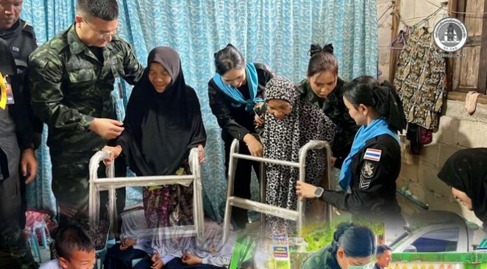 ทหารพราน 45 ร่วมกับ ศูนย์แพทย์ทหารบกจังหวัดชายแดนภาคใต้ จัดชุดแพทย์–ทันตกรรมเคลื่อนที่ ดูแลสุขภาพประชาชนถึงชุมชน