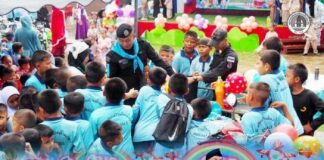 สามล้อปันสุข ทหารพราน 44 เติมรอยยิ้มวันเด็ก สร้างพลังการเรียนรู้เยาวชนสายบุรี