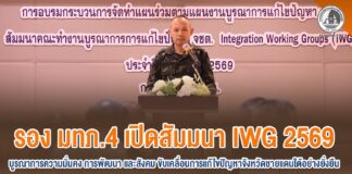 รอง มทภ.4 เปิดสัมมนา IWG 2569 บูรณาการความมั่นคง การพัฒนา และสังคม ขับเคลื่อนการแก้ไขปัญหาจังหวัดชายแดนใต้อย่างยั่งยืน