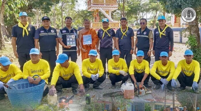 บูรณาการพลังภาคีเครือข่าย พัฒนาวัดหลักห้า พร้อมประชาสัมพันธ์แอป “พร้อมช่วย” เสริมความมั่นคงชุมชน