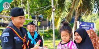 กองร้อยทหารพรานที่ 4912 มอบอินทผลัมและน้ำหวาน สนับสนุนการละศีลอดในห้วงเดือนรอมฎอน